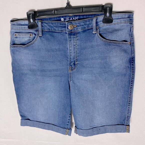 5/$25 R Jeans Light Wash Blue Jean Shorts Denim Shorts 32 - Picture 9 of 9